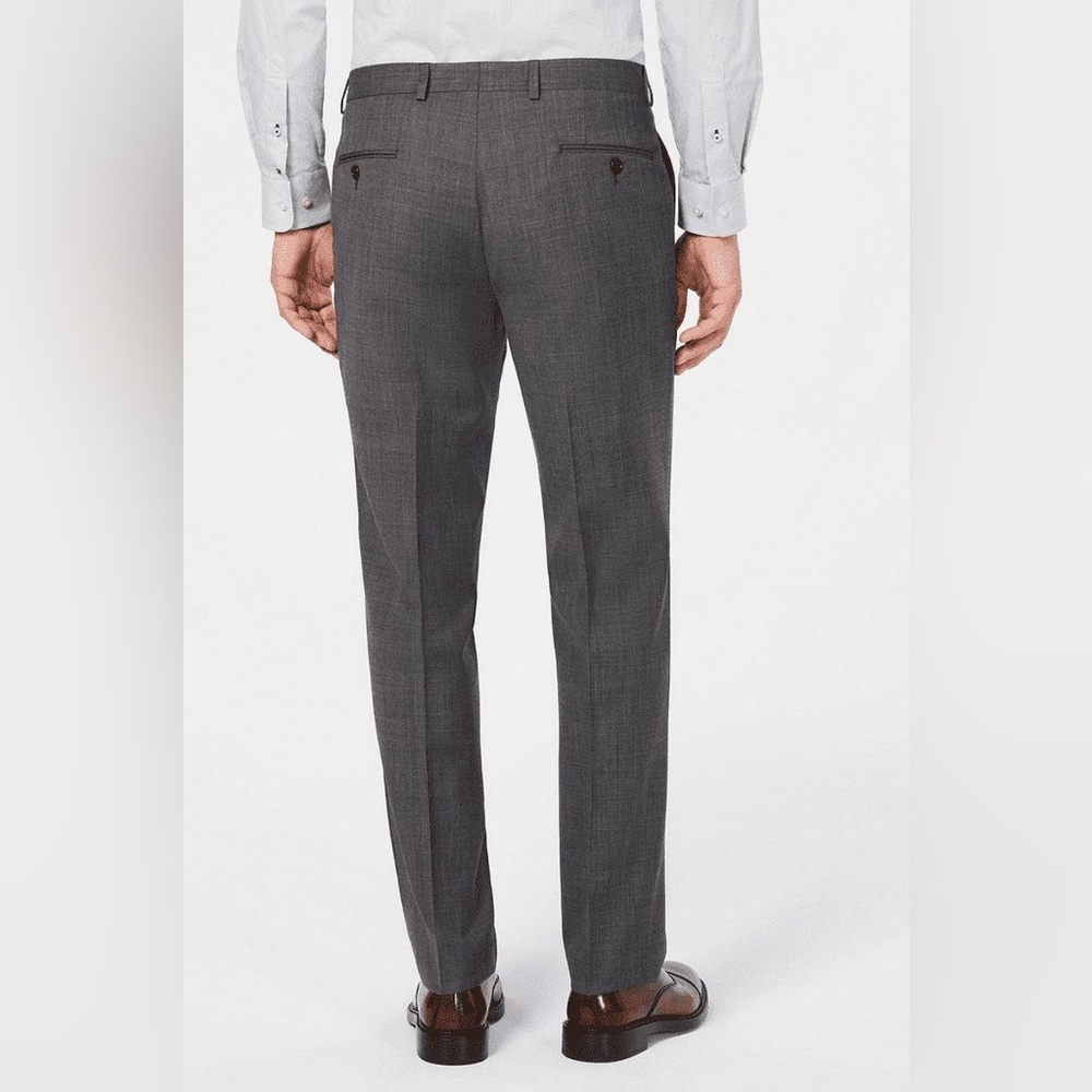 Lauren Ralph Lauren Charcoal Suit Trousers flat front size P38W x 30L